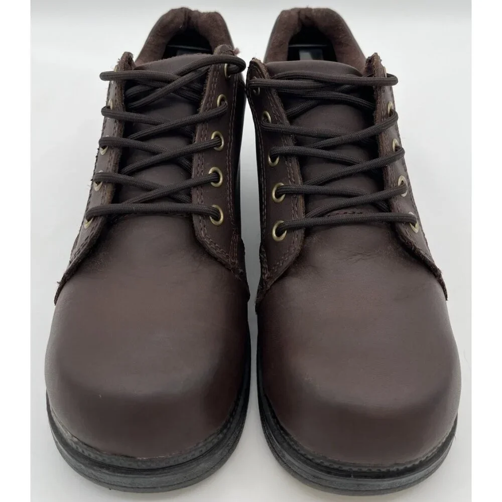 Harley Davidson Motorcycles Women’s Size 9 Dark Brown Leather Heeled Ankle Boots - Picture 3 of 13